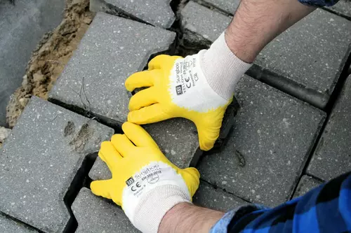 Abriebfeste Handschuhe YELLOW NITRILE (Größe 7) - Stufe 3 5