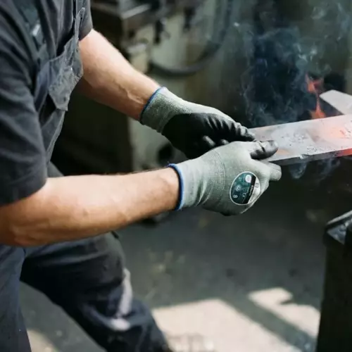 Rękawice do żywności ECO FIT rozmiar 8 - odporne na ścieranie poziom 4, 100°C, RCS 2