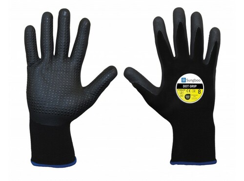 Rękawice odporne na ścieranie DOT GRIP – poziom 4, powlekane i nakrapiane 1